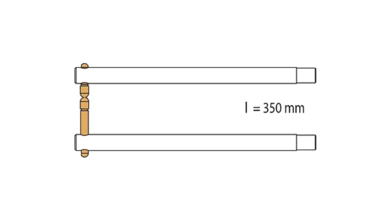  Плечо DDT для клещей PX4 350MM (2 шт) (0)