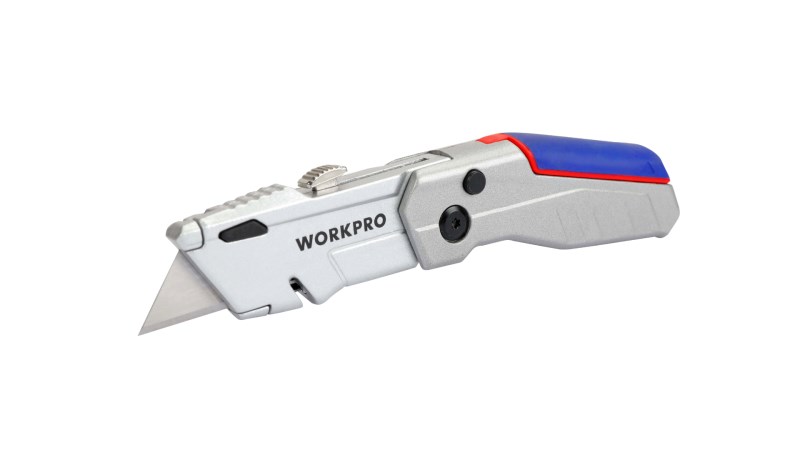  Нож универсальный складной выдвижной алюминиевый со сменными лезвиями WP211011 WORKPRO (0)