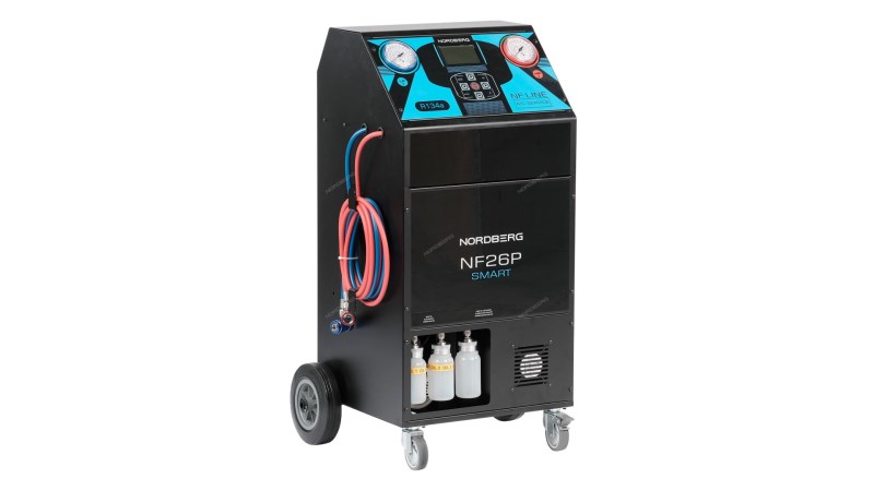  Установка автомат для заправки автомобильных кондиционеров с принтером NORDBERG NF26P (1)