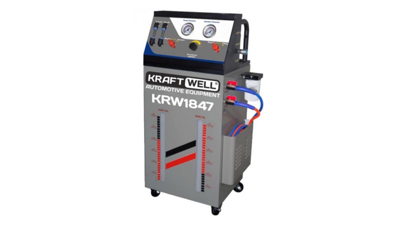  KraftWell KRW1847 Установка для промывки автоматических коробок передач. Питание 12В (0)
