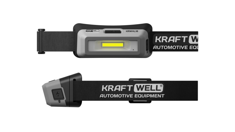  KraftWell KRW-HL18 Фонарь налобный светодиодный (0)