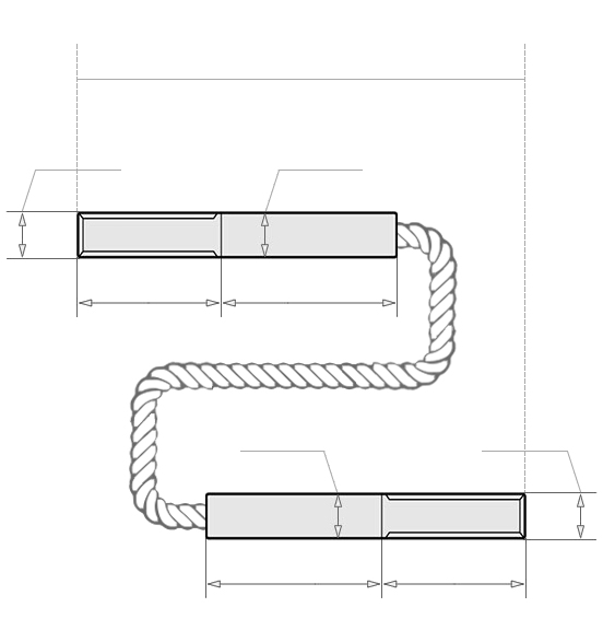 Изготовление стального троса тип №1 для автоподъёмника и манипулятора на заказ